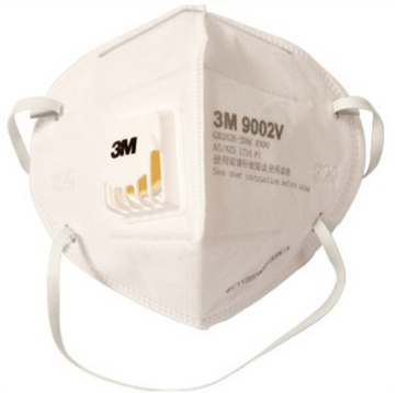 3M带呼吸阀口罩 劳保防尘口罩 头戴式口罩