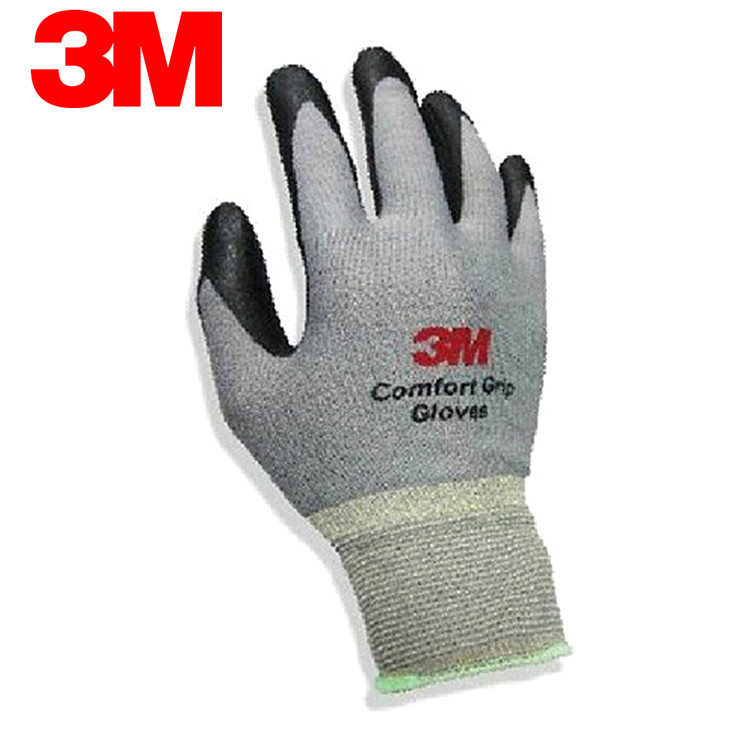 3M 电工电气 舒适型防滑耐磨手套 劳保手套