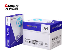 齐心(COMIX)C5084E-5 晶纯A＋复印纸A4 80克 5包/箱