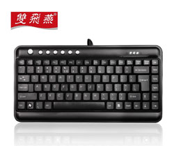 双飞燕KL-5 电脑键盘 笔记本键盘 迷你小键盘USB接口
